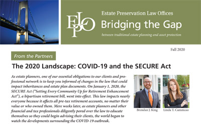 The 2020 Landscape: COVID-19 and the SECURE Act